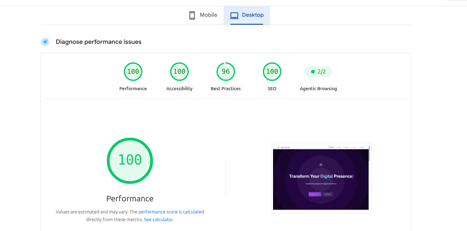 The HealthBridge Medical homepage — a content-heavy hospital site with a photographic hero, booking calls to action and urgent-care shortcuts, built to meet the 95+ performance standard described in this post.